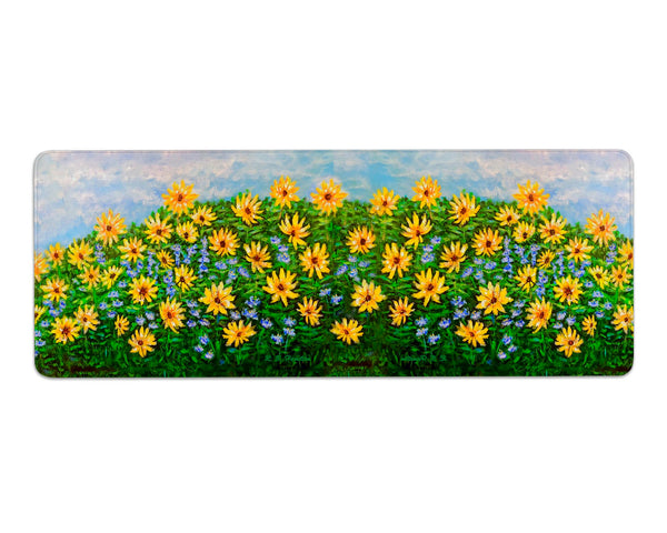 Many Sunflowers Gaming Mousepad/Bar Mat