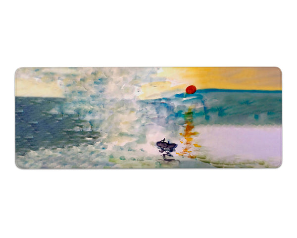 Abstract Sunset Gaming Mousepad/Bar Mat