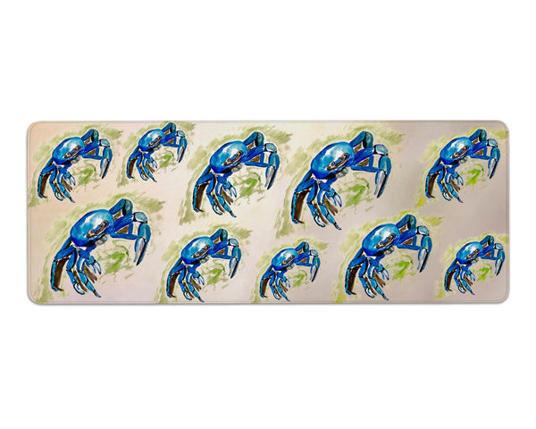 Blue Land Crab Gaming Mousepad/Bar Mat