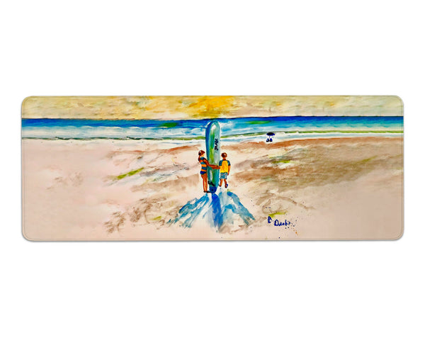 Two Surfers Gaming Mousepad/Bar Mat