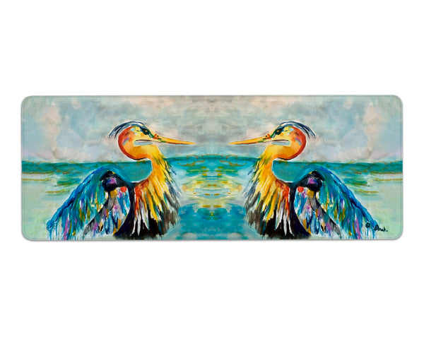 Blue Heron Colors Gaming Mousepad/Bar Mat
