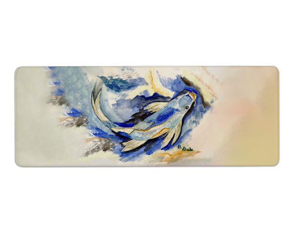 Betsy's Blue Koi Gaming Mousepad/Bar Mat
