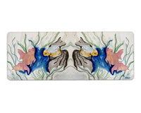Two Fantail Fish Gaming Mousepad/Bar Mat