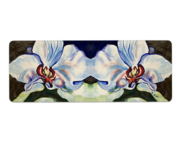 White Orchid Gaming Mousepad/Bar Mat