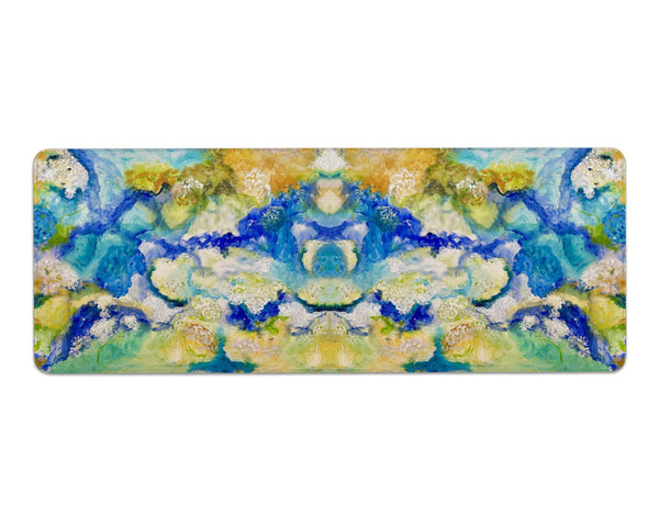 Abstract Hydrangea Gaming Mousepad/Bar Mat