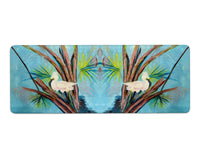 Roosting Egret Gaming Mousepad/Bar Mat