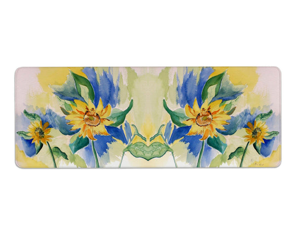 Betsy's Sunflowers Gaming Mousepad/Bar Mat