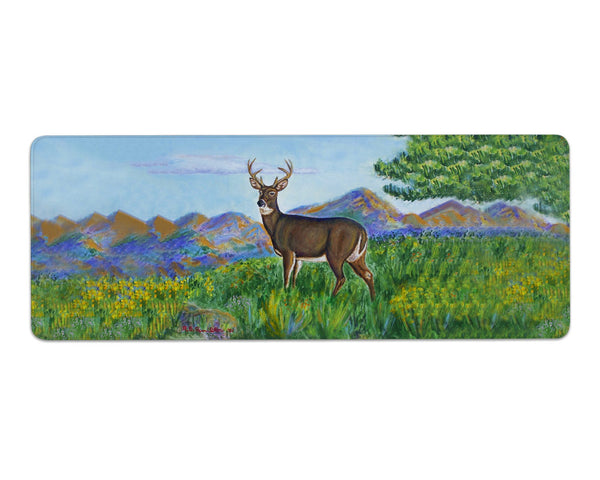 Deer in Mountains Gaming Mousepad/Bar Mat