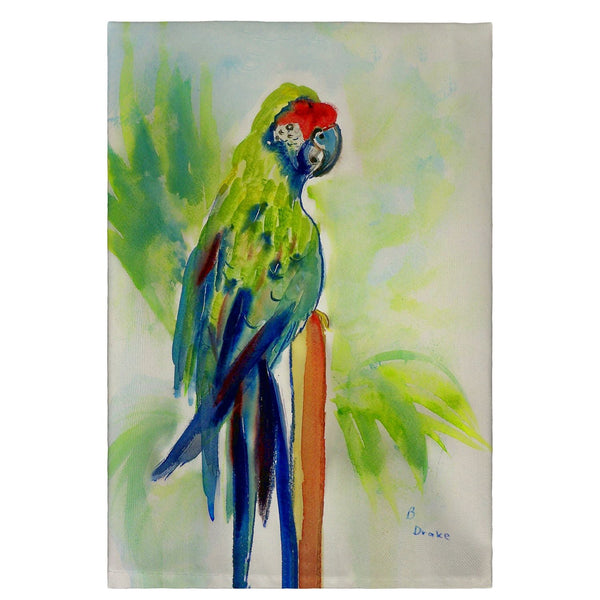 Green Parrot Guest Towel