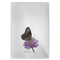 Red Spotted Purple Butterfly Guest Towel