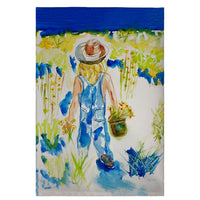 Garden Girl Guest Towel