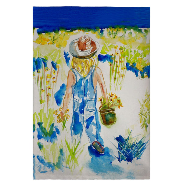 Garden Girl Guest Towel