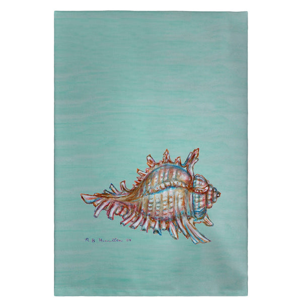 Conch - Teal Guest Towel