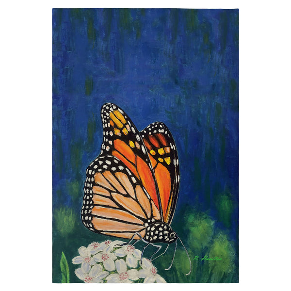 Monarch & Flower Guest Towel