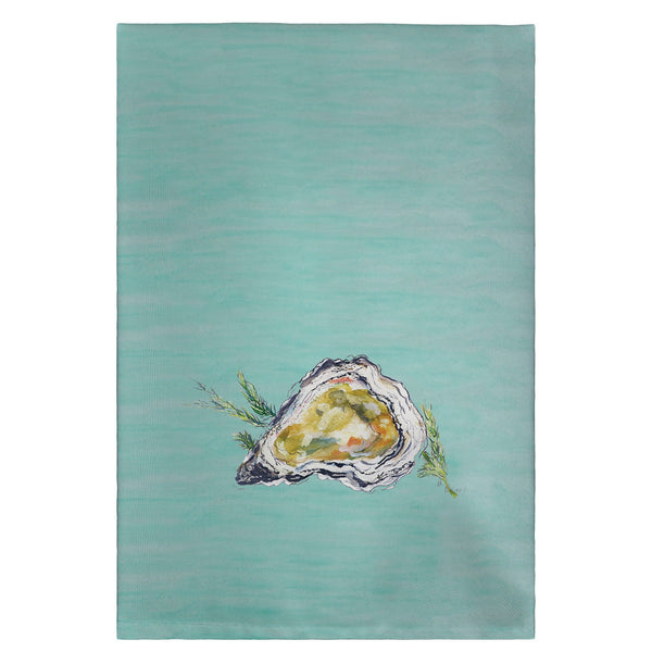Oyster Shell - Teal Guest Towel