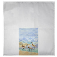 Geometric Sandpiper Guest Towel