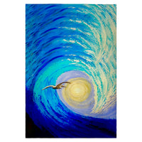 Palette Wave and Pelican Guest Towel