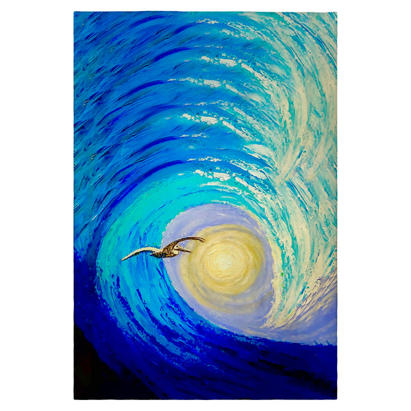 Palette Wave and Pelican Guest Towel