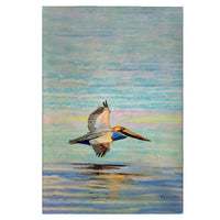 Gliding Pelican Guest Towel