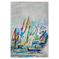 Betsy's New Sailboats Guest Towel