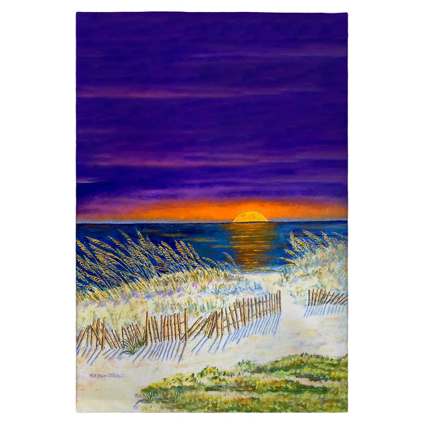 Sea Oats Moonrise II Guest Towel