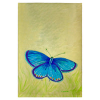 Blue Azure Butterfly Guest Towel