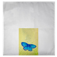 Blue Azure Butterfly Guest Towel