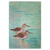 Yellow Legs Sandpipers Guest Towel