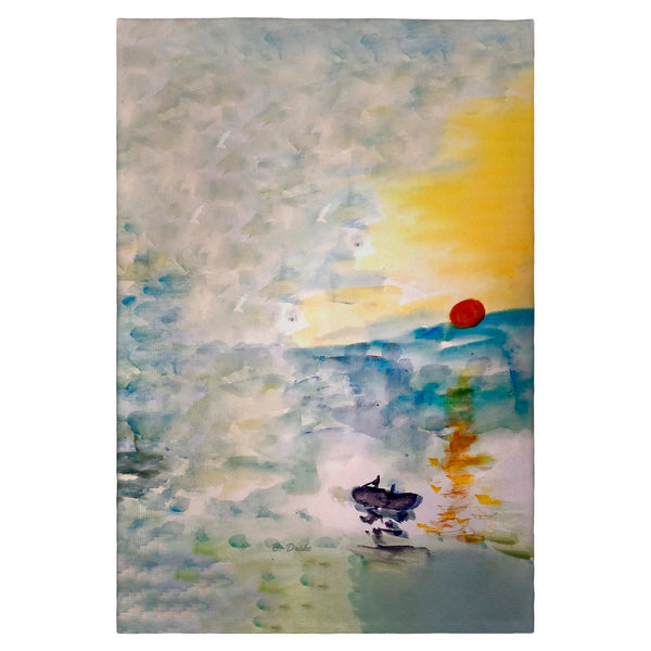 Abstract Sunset Guest Towel