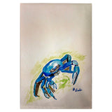 Blue Land Crab Guest Towel