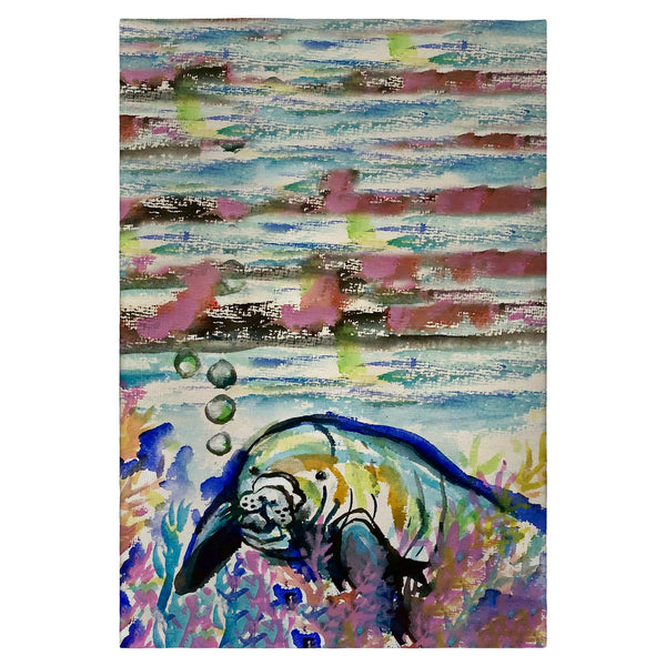 Manatee & Bubbles Guest Towel