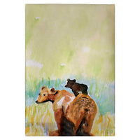 Bear and Cub Guest Towel