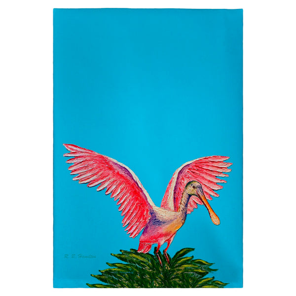 Spoonbill Wings Guest Towel
