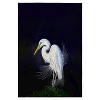 Breeding Egret Guest Towel