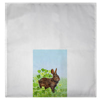 Rabbit and Shamrocks Guest Towel