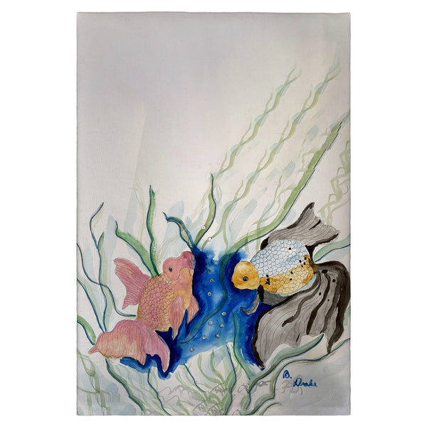 Two Fantail Fish Guest Towel