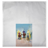 Three Racing Horses Guest Towel