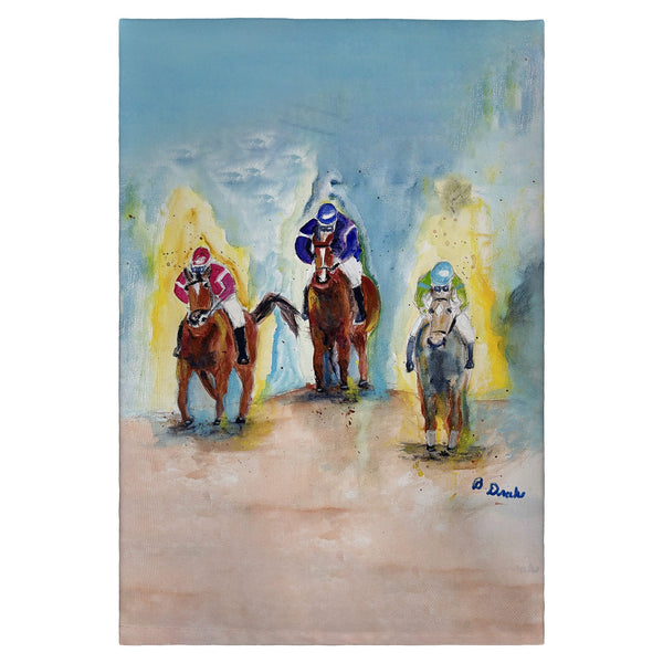 Three Racing Horses Guest Towel