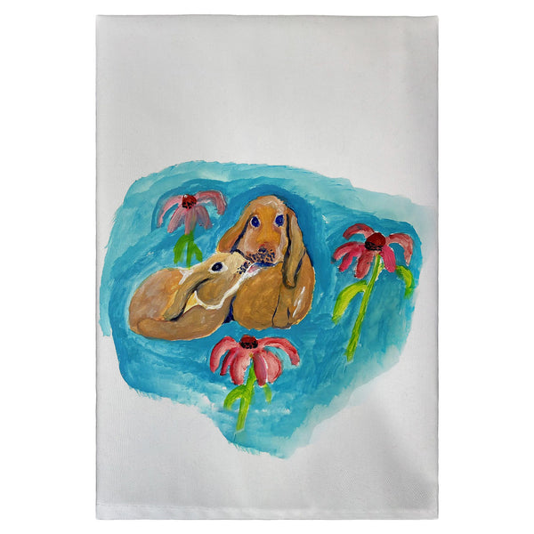 Two Rabbits Guest Towel