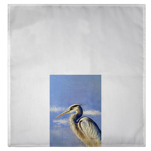 Blue Heron Portrait Guest Towel