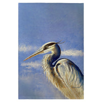 Blue Heron Portrait Guest Towel