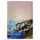 Sailing The Cliffs III Guest Towel