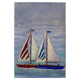 Sailboat Race II Guest Towel