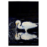 Egret Gouache Guest Towel
