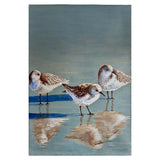Three Sanderlings Guest Towel