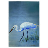 Egret Hunting Guest Towel