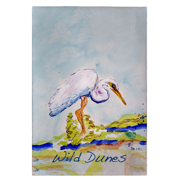 Betsy's Egret Guest Towel