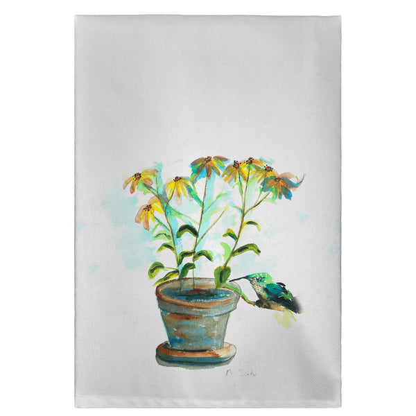 Pot of Daisies Guest Towel