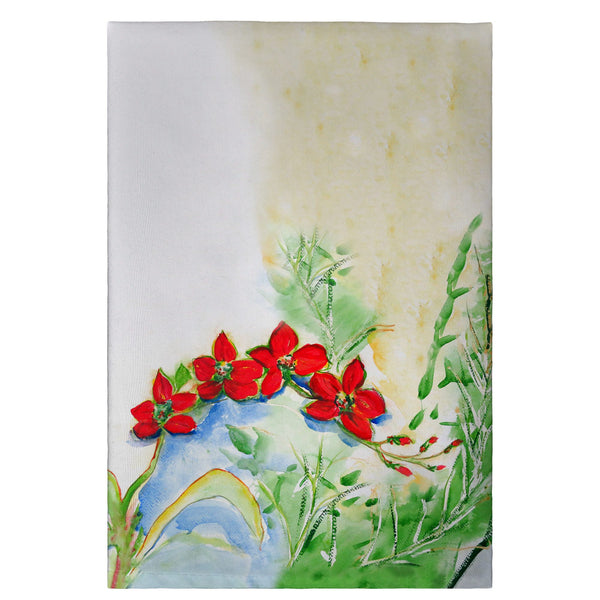 Red Orchids Guest Towel