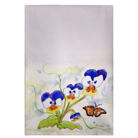 Pansies Guest Towel